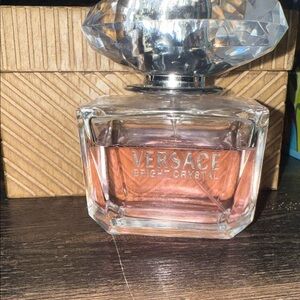 Versace Bright Crystal Perfume - Luxurious Pink and Clear Design